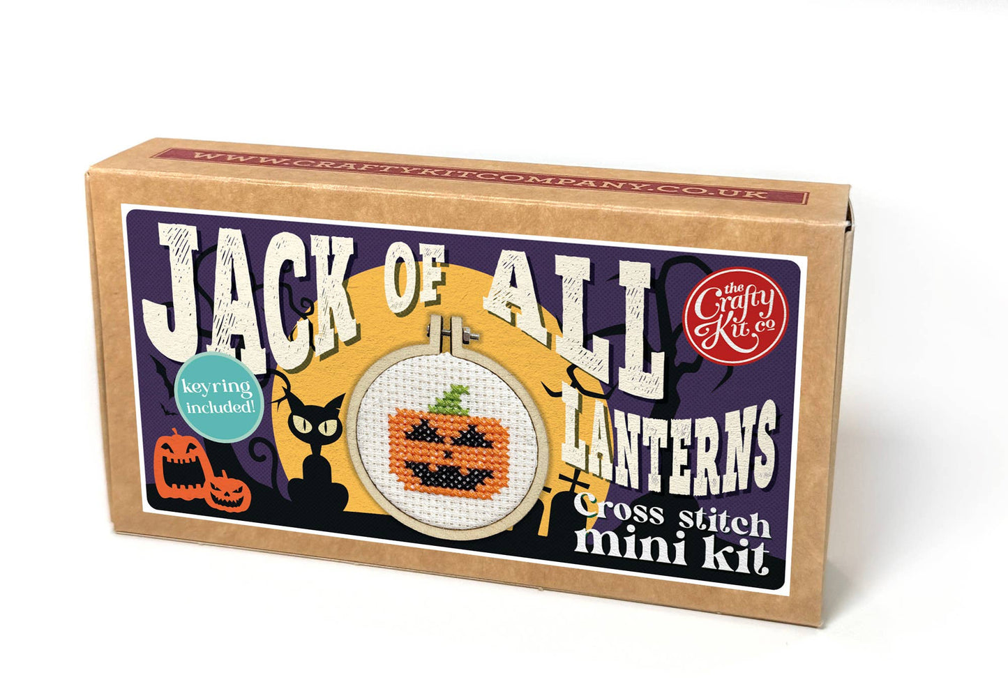 'Jack of all lanterns' Mini Matchbox Cross Stitch Kit