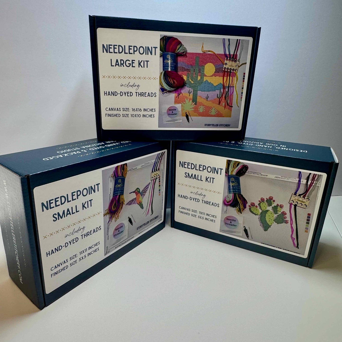 Hummingbird — Modern Needlepoint Kit (Small Design)