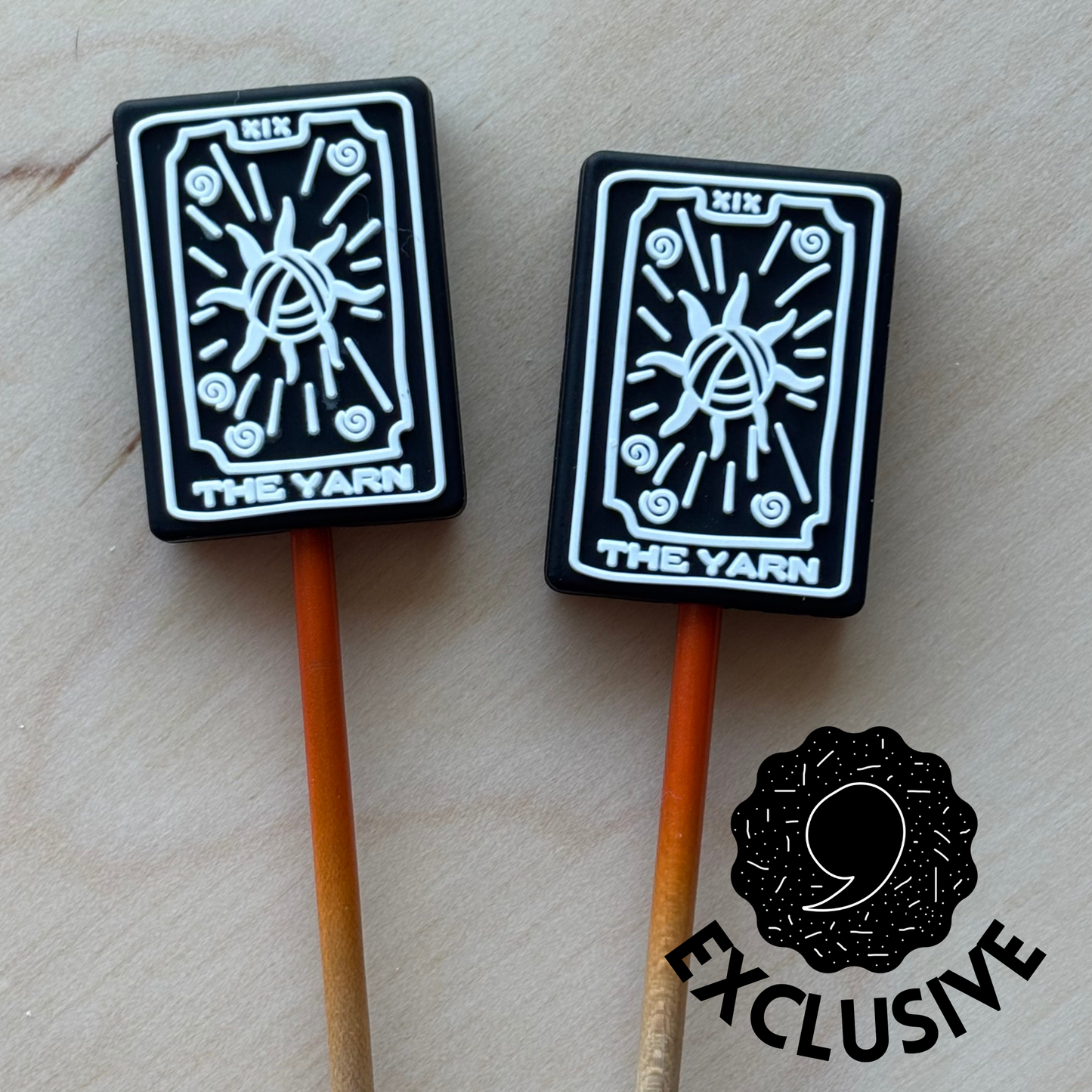 Tarot Knitting Needle Protectors
