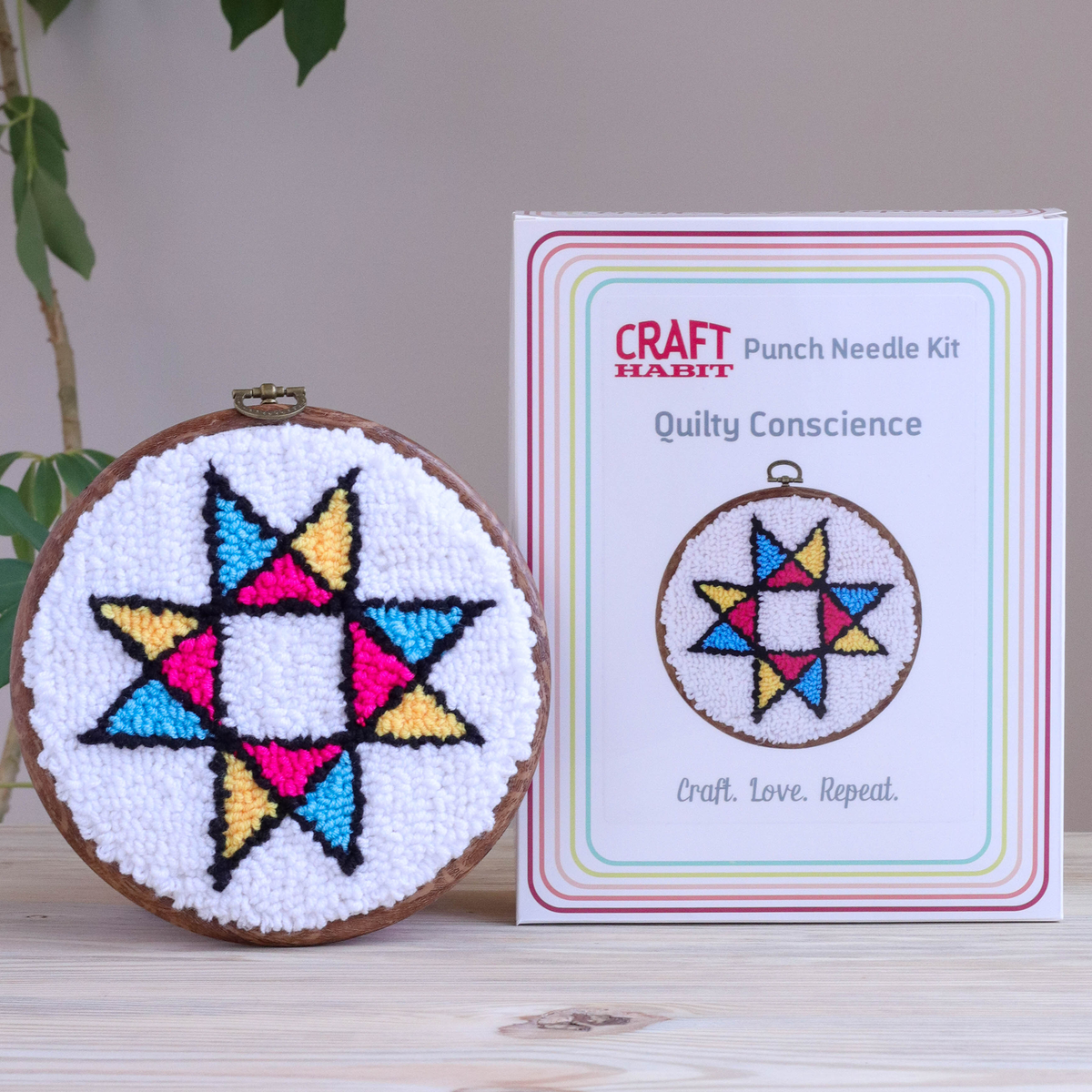 Quilty Conscience Punch Needle Kit