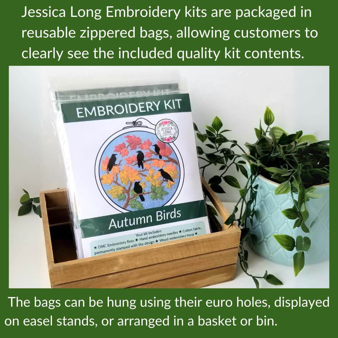 Hedgehog Embroidery Kit