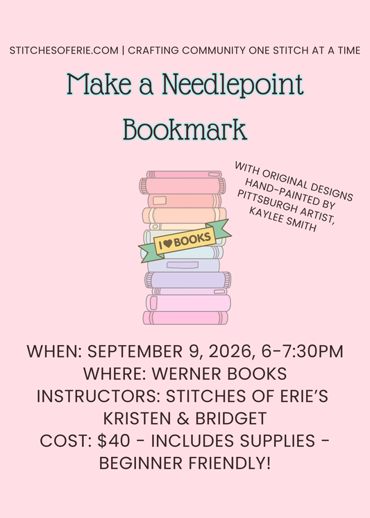 AT WERNER BOOKS-Sept 9, 2026 Needlepoint Workshop