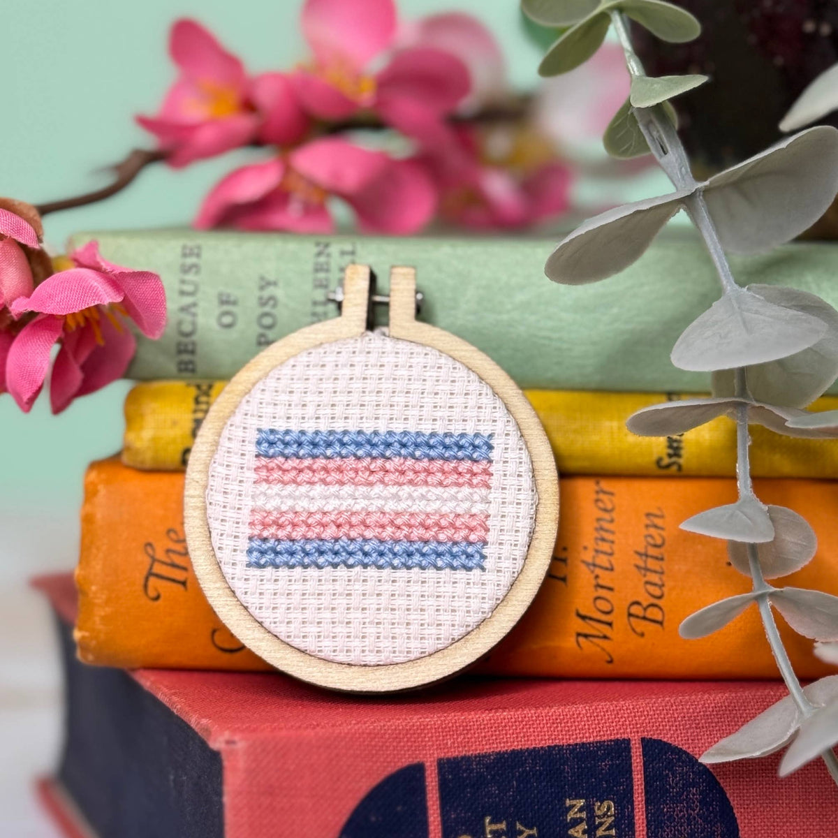 'Live Loud, Live Proud' Mini Matchbox Cross Stitch Kit