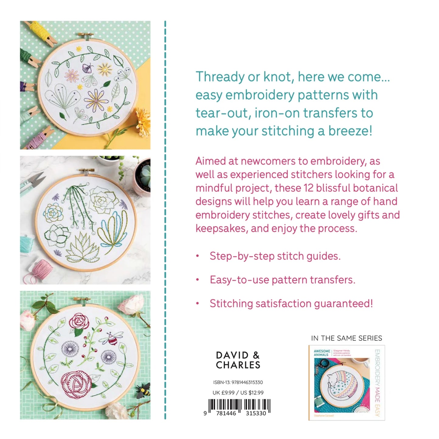 Embroidery Made Easy: Botanical Bliss