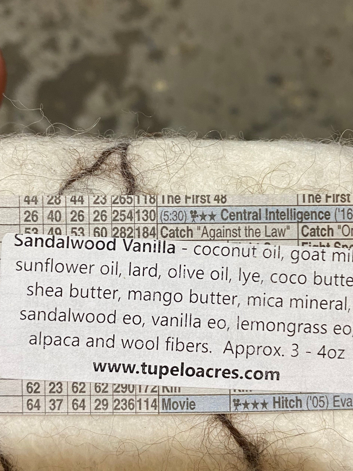 Tupelo Acres Soap - Felted Goat Milk