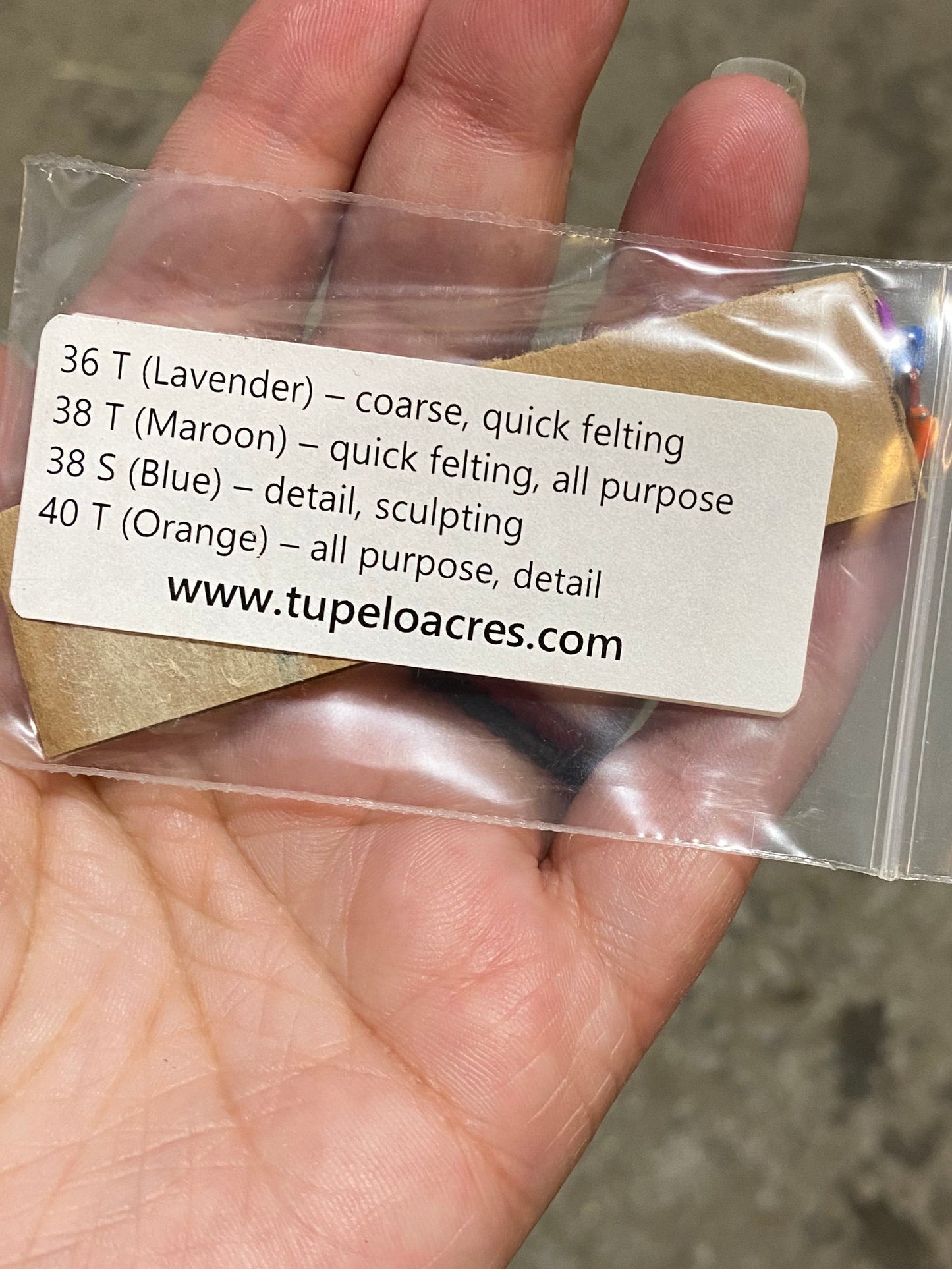 Tupelo Acres Felting Needles (Set of 4)