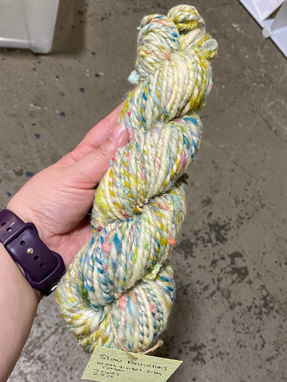 Slow Formations Hand Spun Yarn