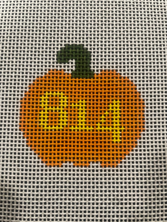 Pumpkin needlepoint kit