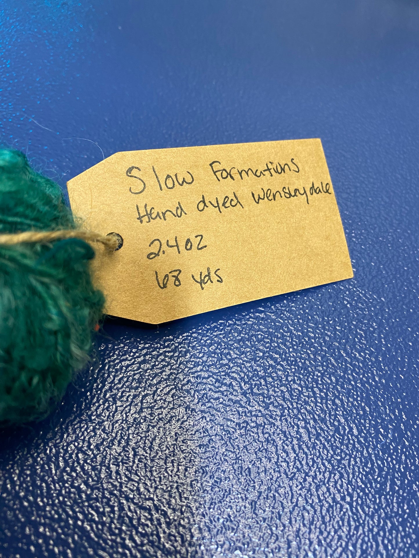 Slow Formations Hand Dyed Wensleydale