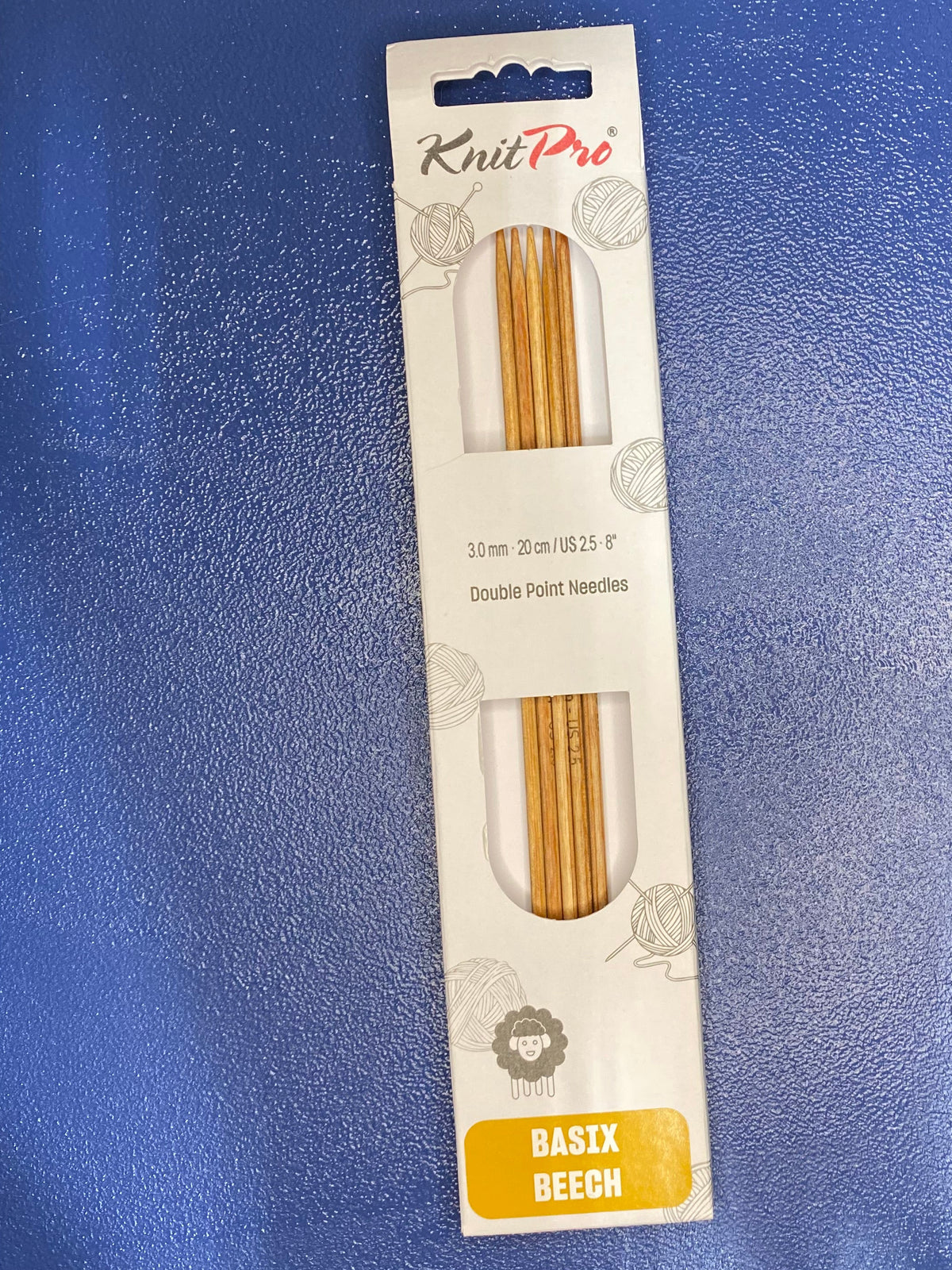KnitPro Basix Double Points 8"