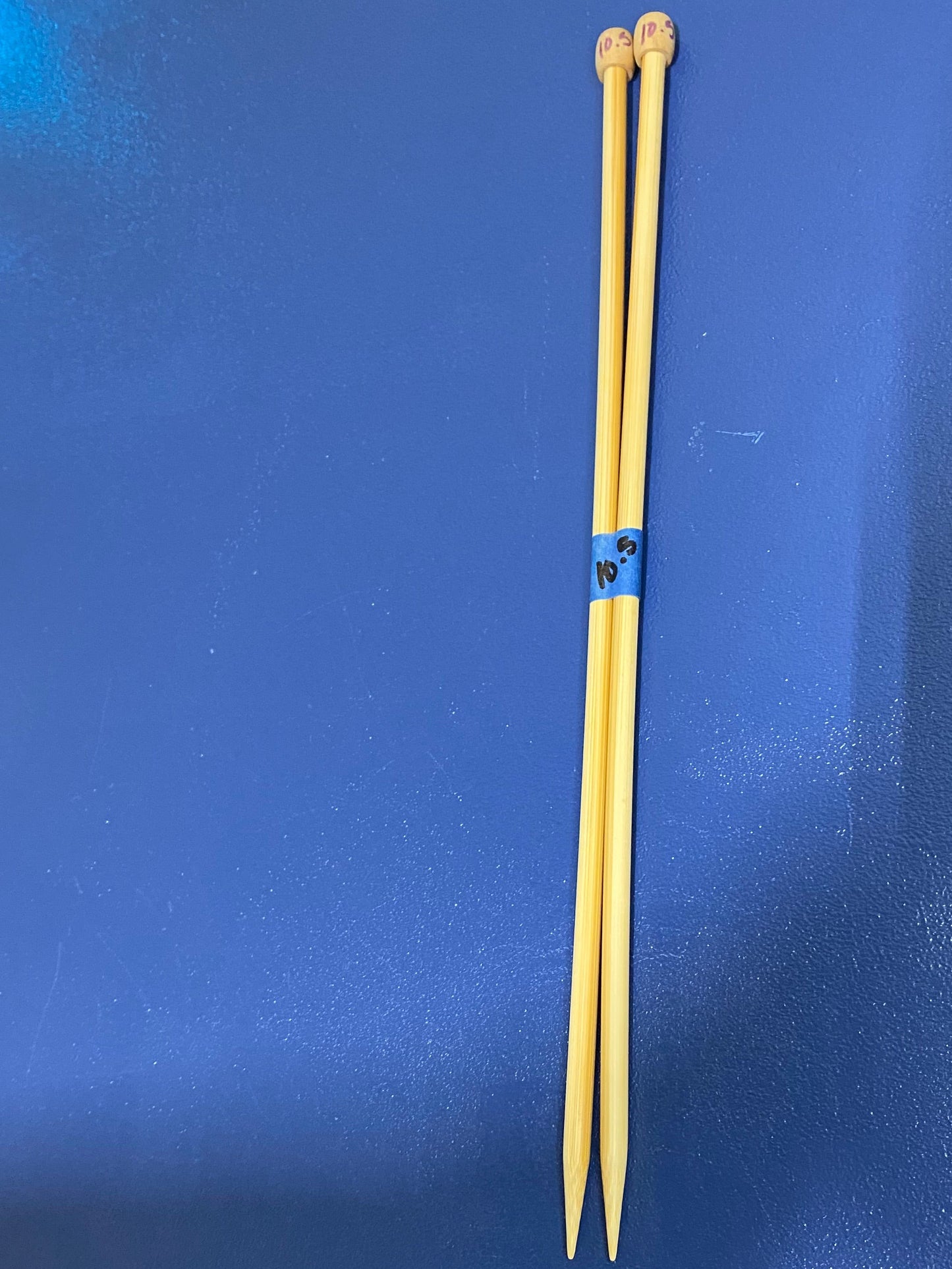 Straight Wooden Knitting Needles US 10.5