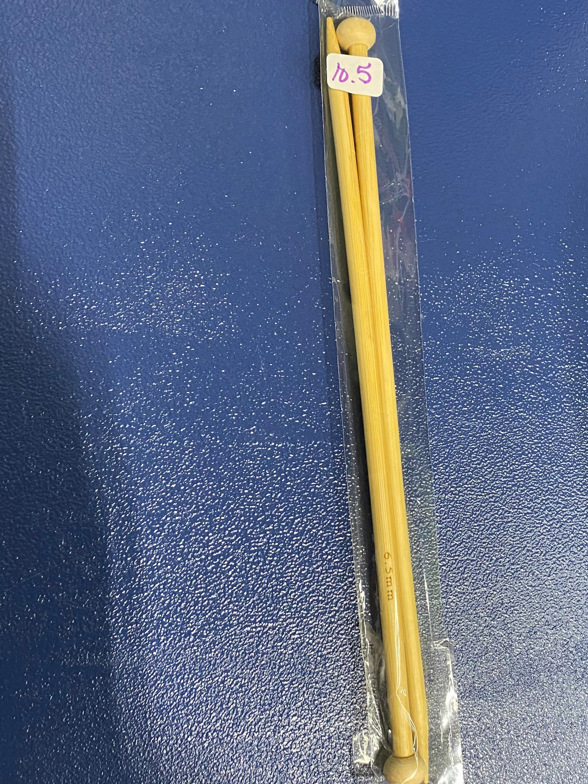 Straight Wooden Knitting Needles US 10.5
