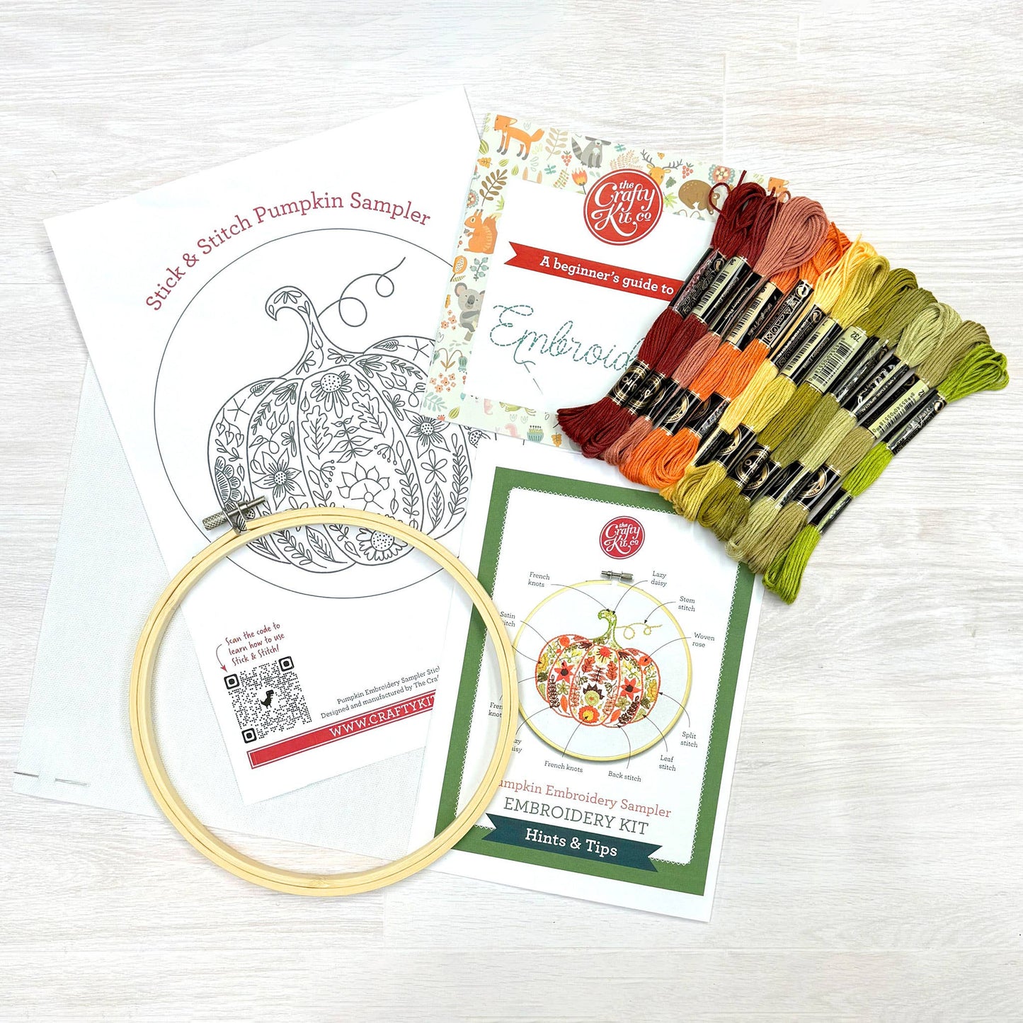 Pumpkin Sampler Embroidery Kit