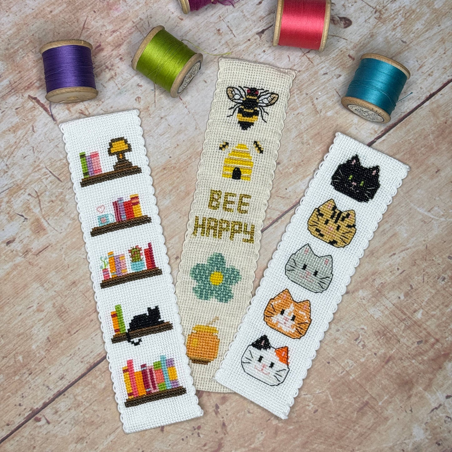 Book Lover Cross Stitch Bookmark Kit