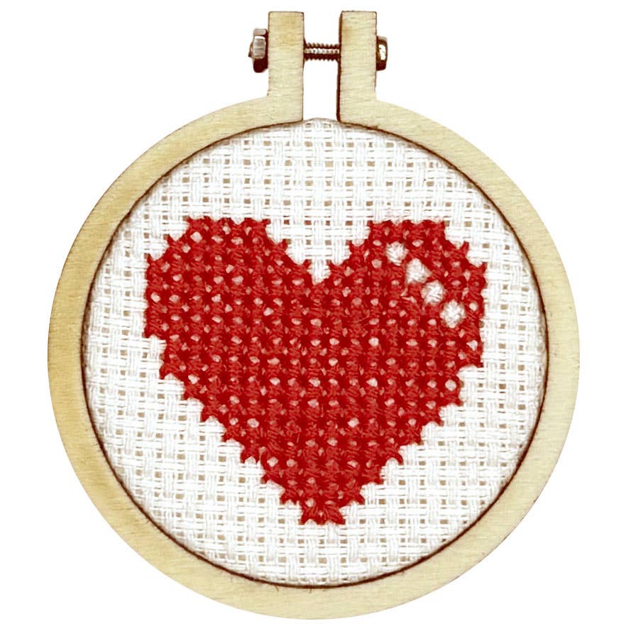'Be My Valentine' Mini Matchbox Cross Stitch Kit