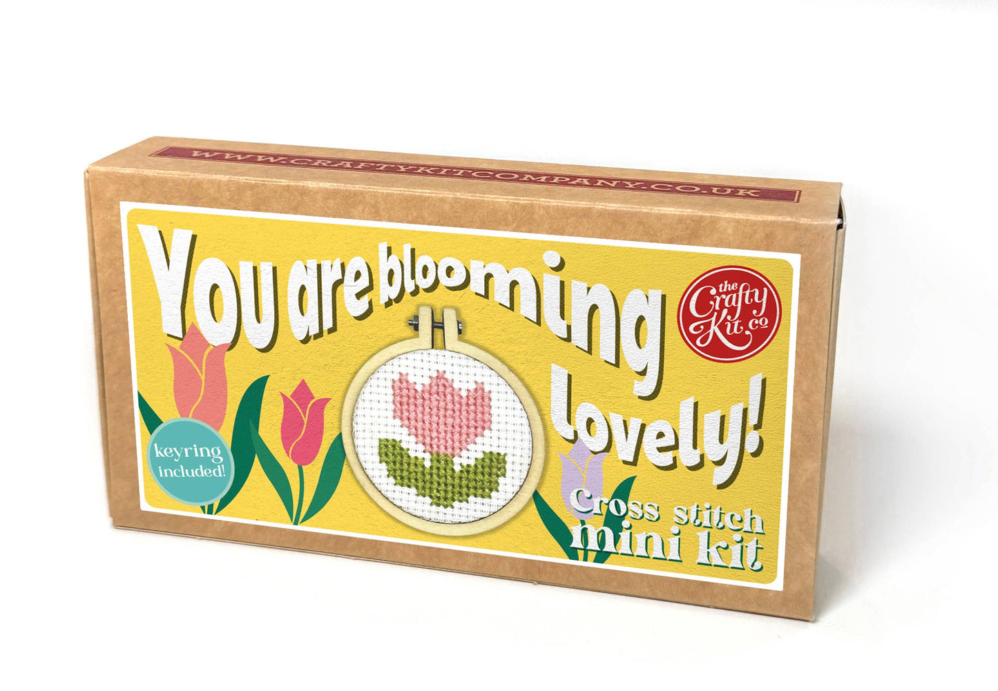 'You're Blooming Lovely!' Mini Matchbox Cross Stitch Kit