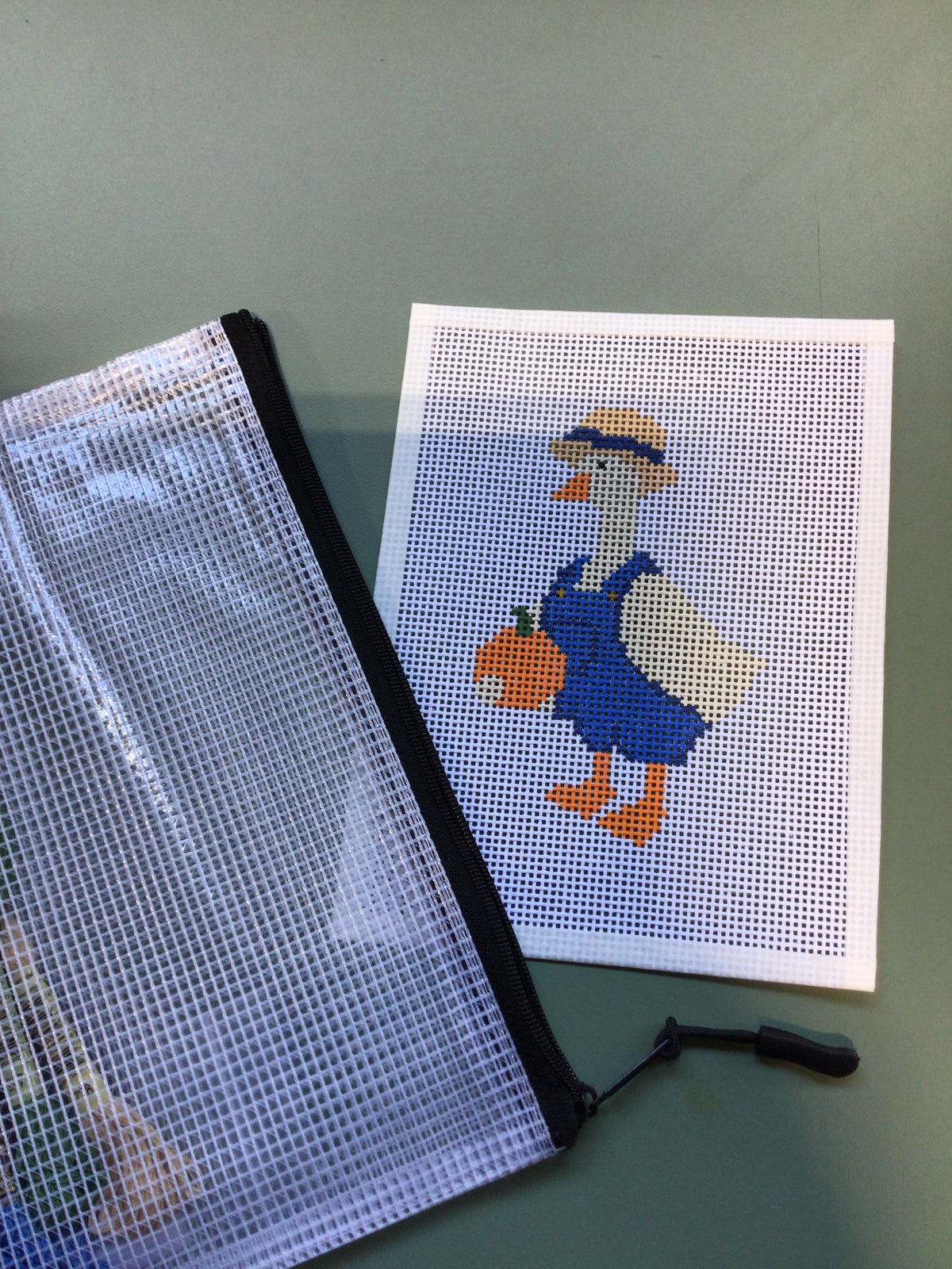 Silly Goose - Hand Painted Needlepoint Kit