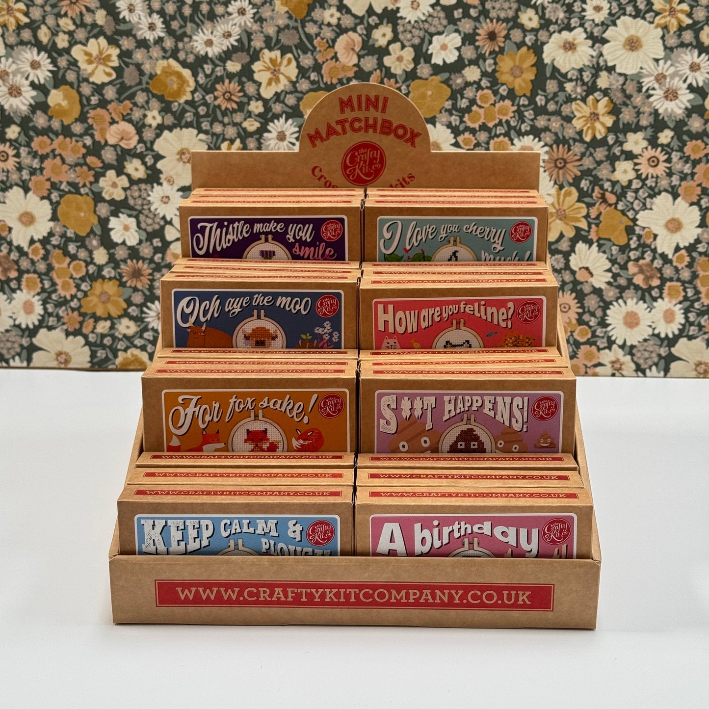 'You're purr-fect!' Mini Matchbox Cross Stitch Kit