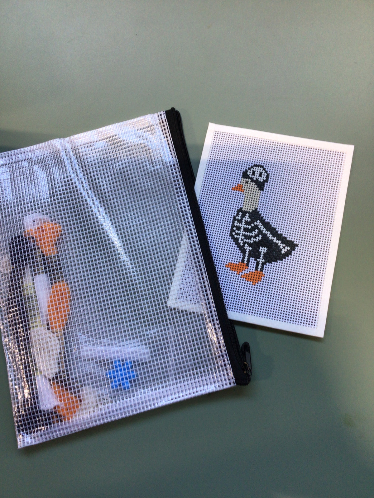 Silly Goose - Hand Painted Needlepoint Kit