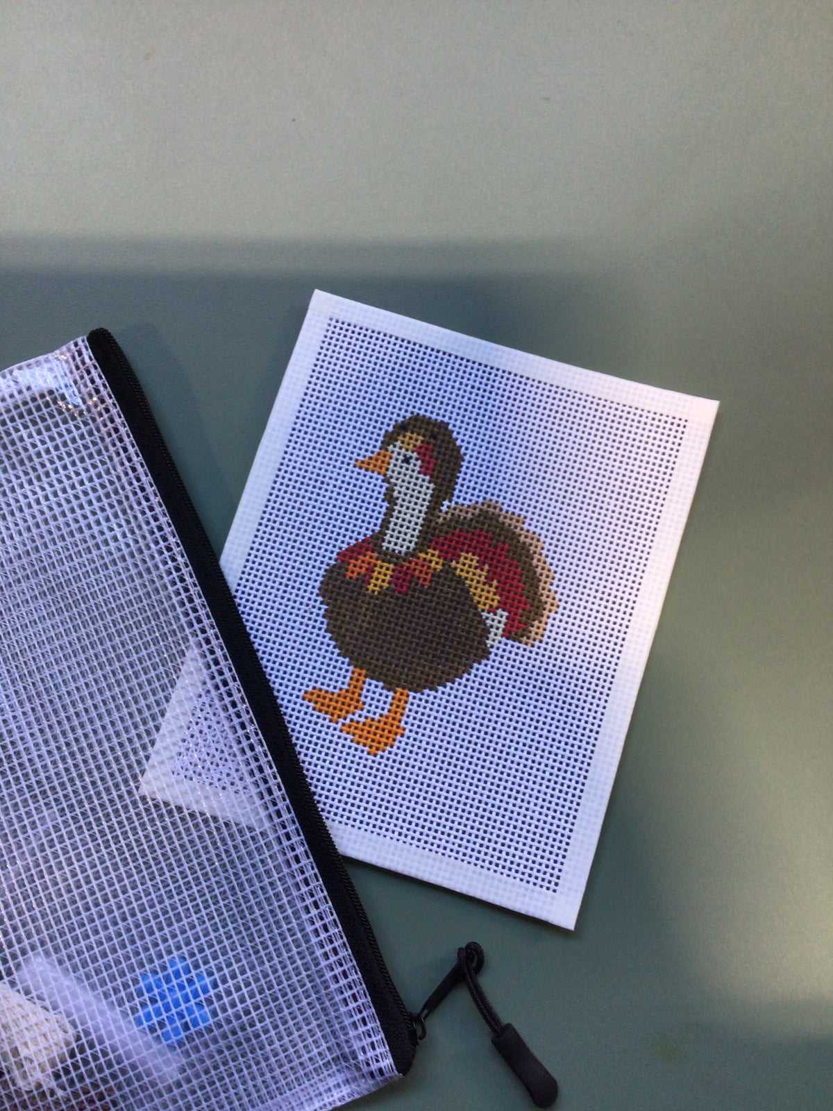 Silly Goose - Hand Painted Needlepoint Kit