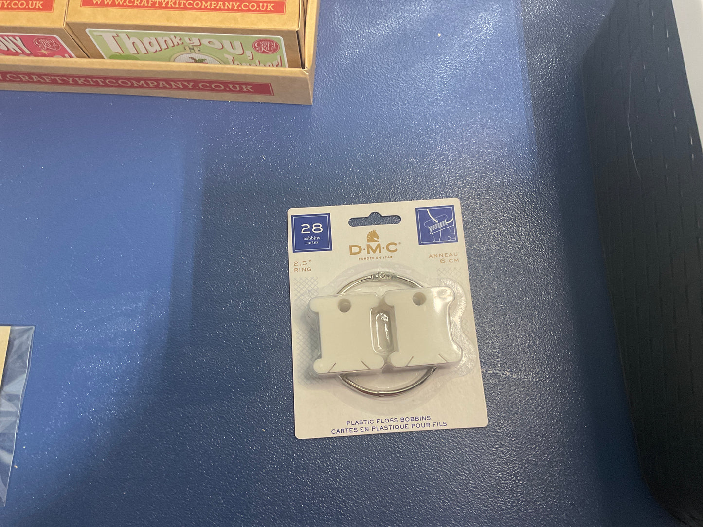 Plastic Bobbins + Ring