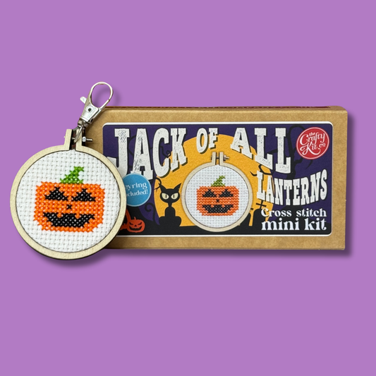 'Jack of all lanterns' Mini Matchbox Cross Stitch Kit