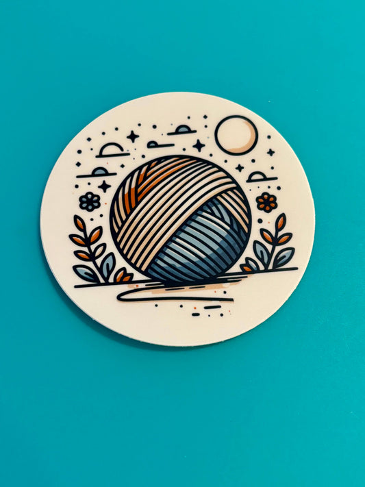 Yarn Moonlight Vinyl Sticker
