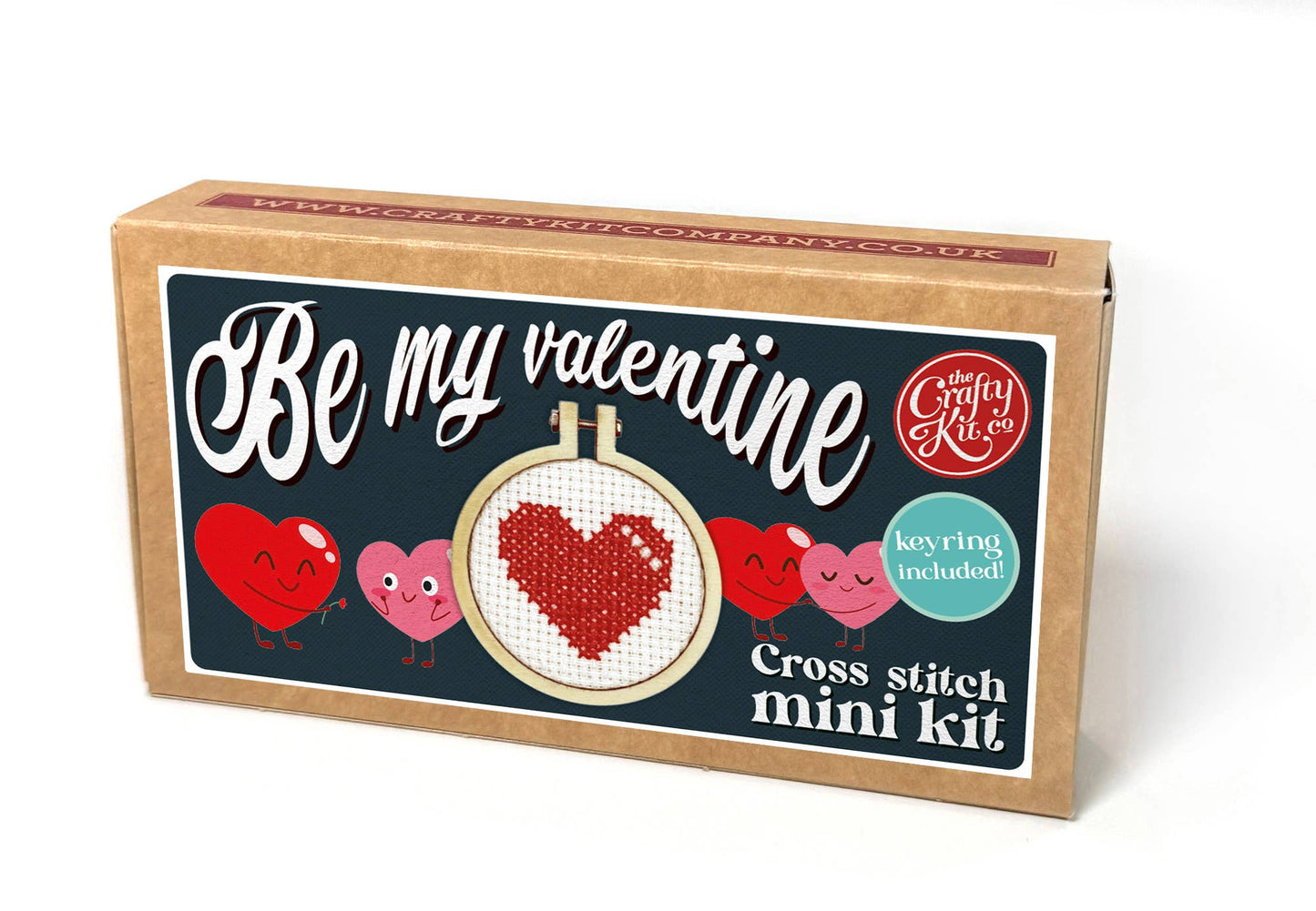 'Be My Valentine' Mini Matchbox Cross Stitch Kit