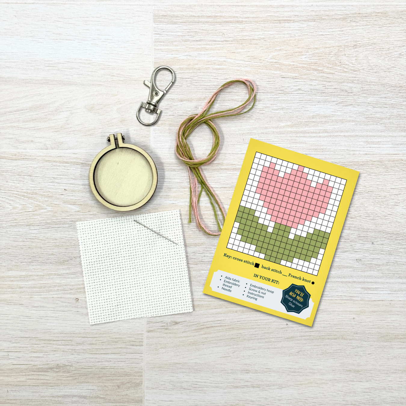 'You're Blooming Lovely!' Mini Matchbox Cross Stitch Kit