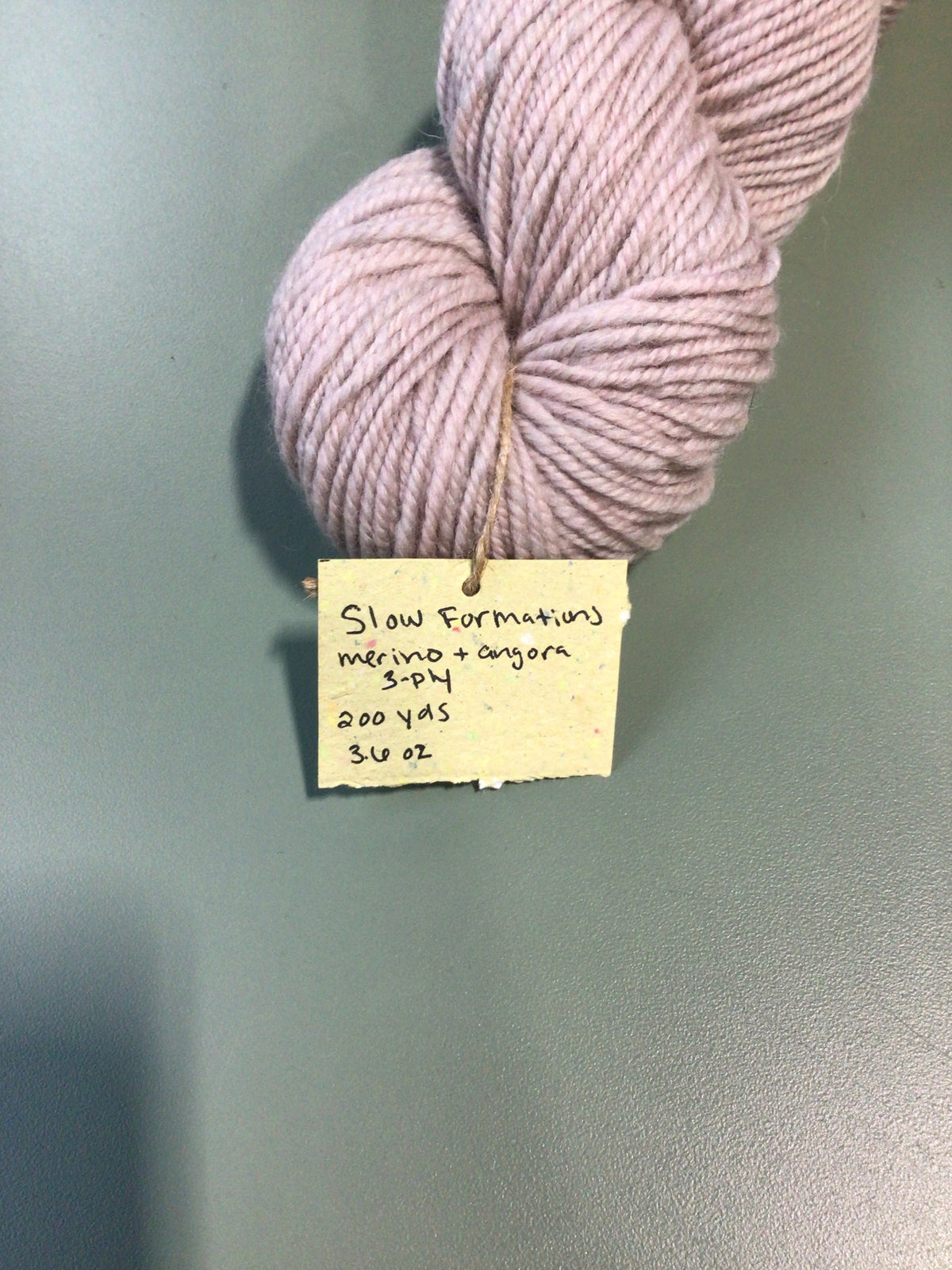 Slow Formations Hand Spun Yarn