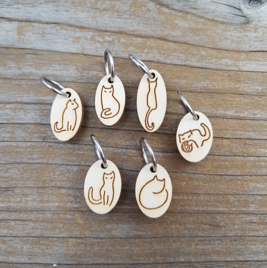 Cat Stitch Marker Set
