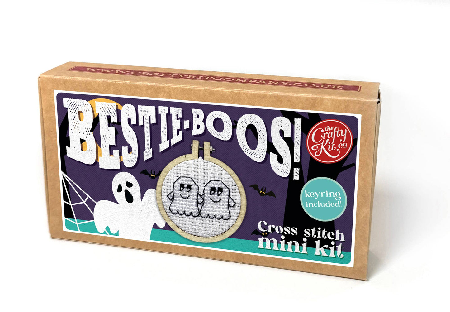 'Bestie-boos!' Mini Matchbox Cross Stitch Kit