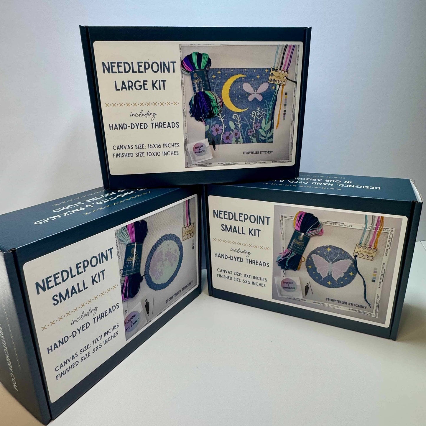 Full Moon Rising — Modern Needlepoint Kit (Small Design)