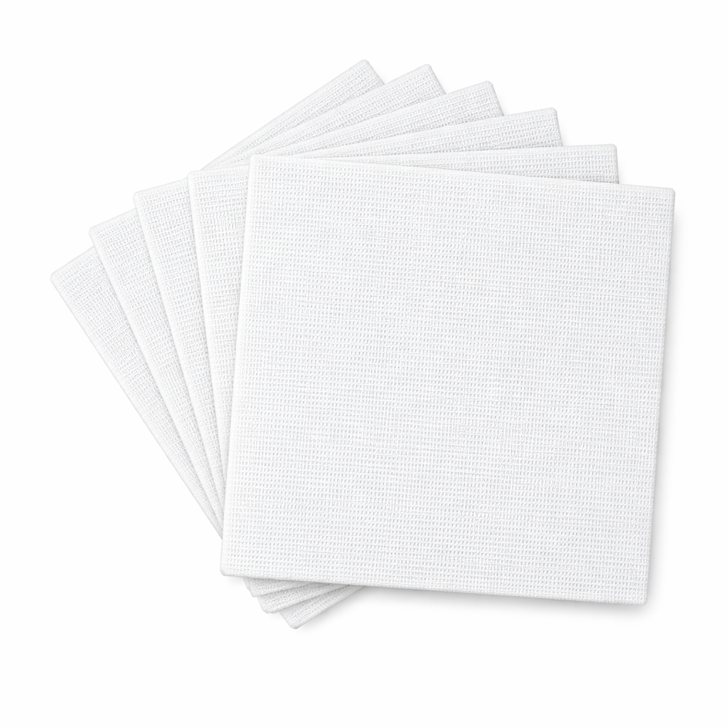 Blank Needlepoint Canvas Sheets Set of 6 13 Mesh Mono Canvas