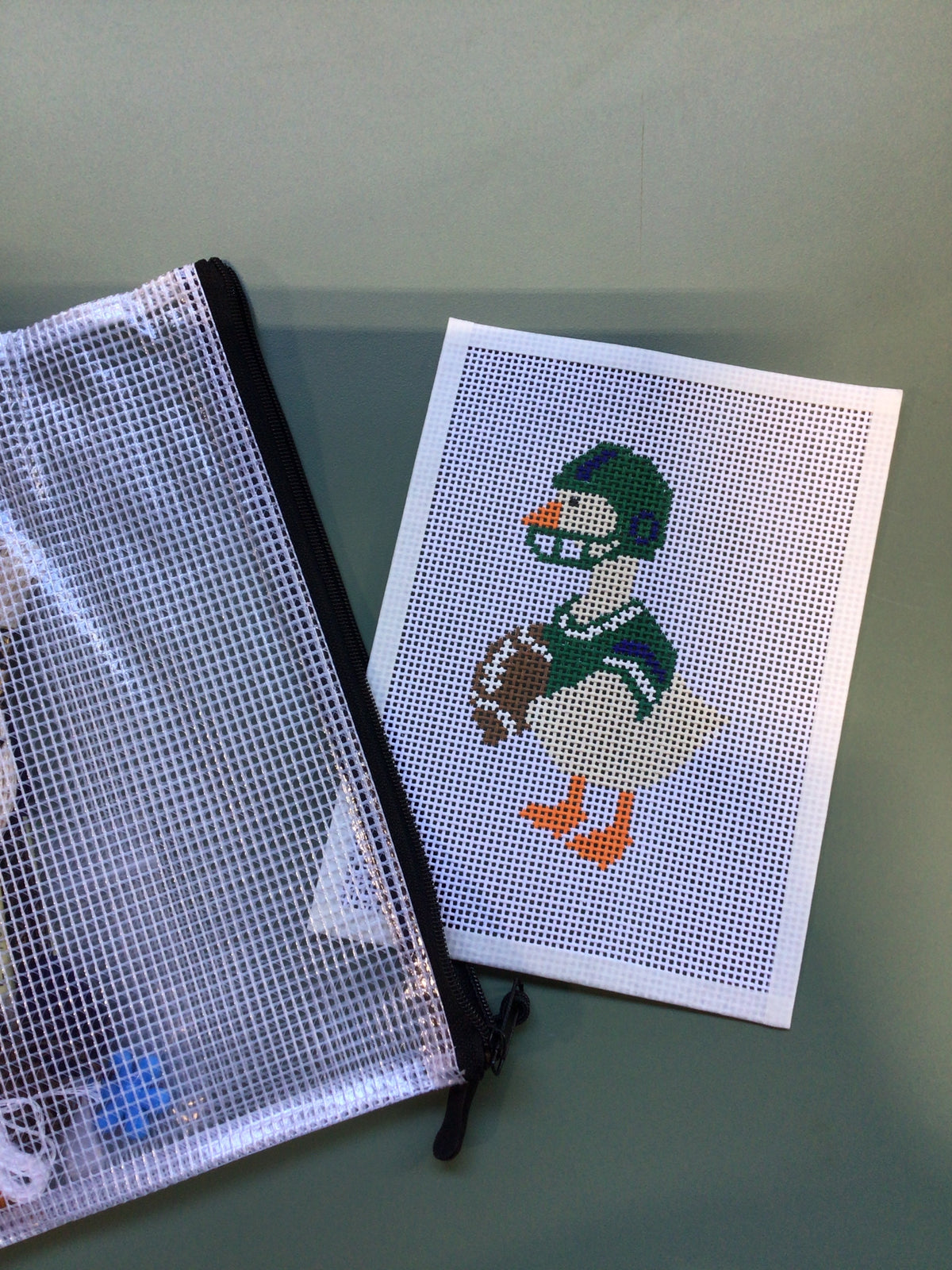 Silly Goose - Hand Painted Needlepoint Kit
