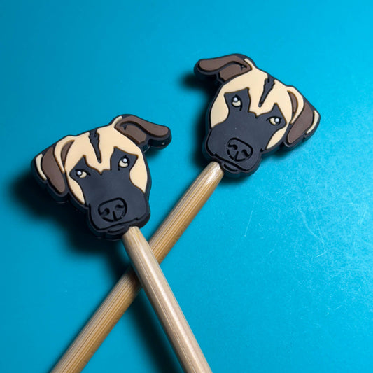 Dog Knitting Needle Protectors