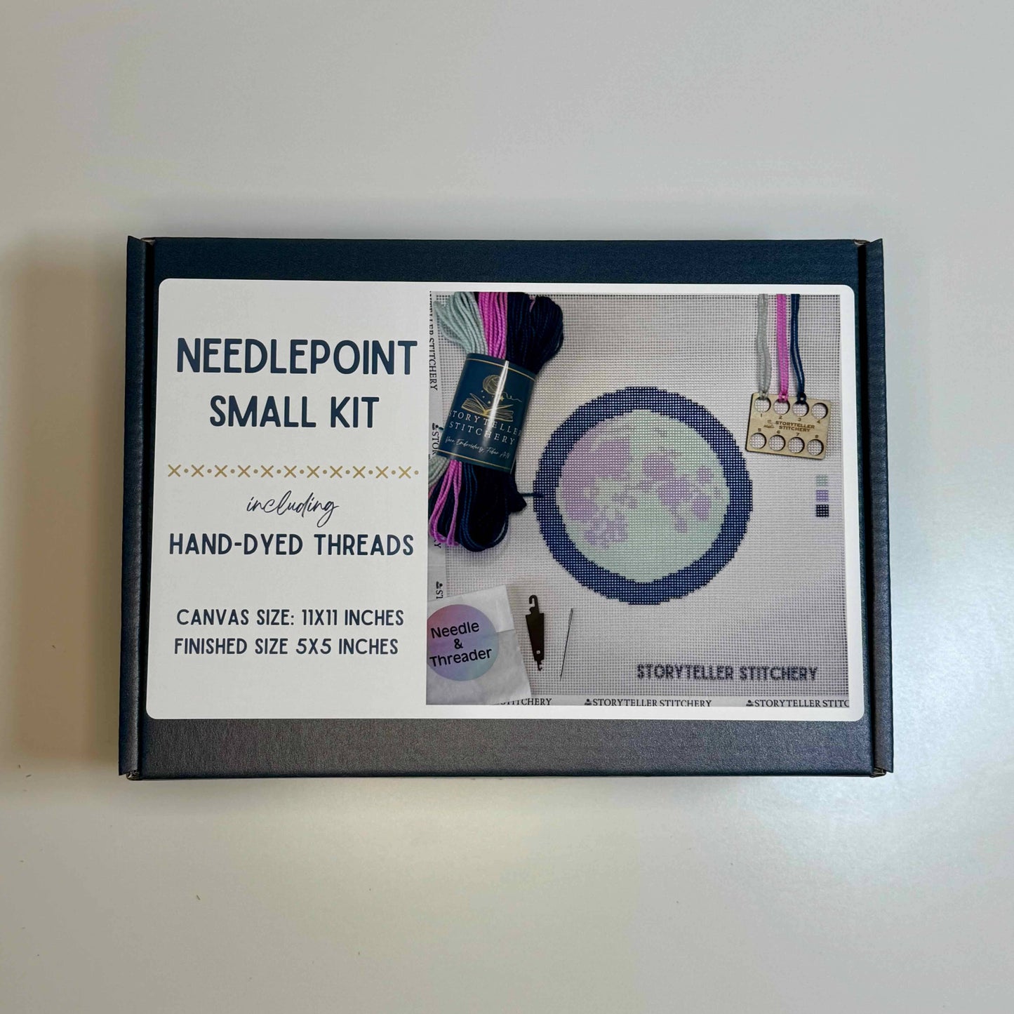 Full Moon Rising — Modern Needlepoint Kit (Small Design)