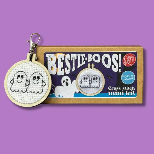 'Bestie-boos!' Mini Matchbox Cross Stitch Kit