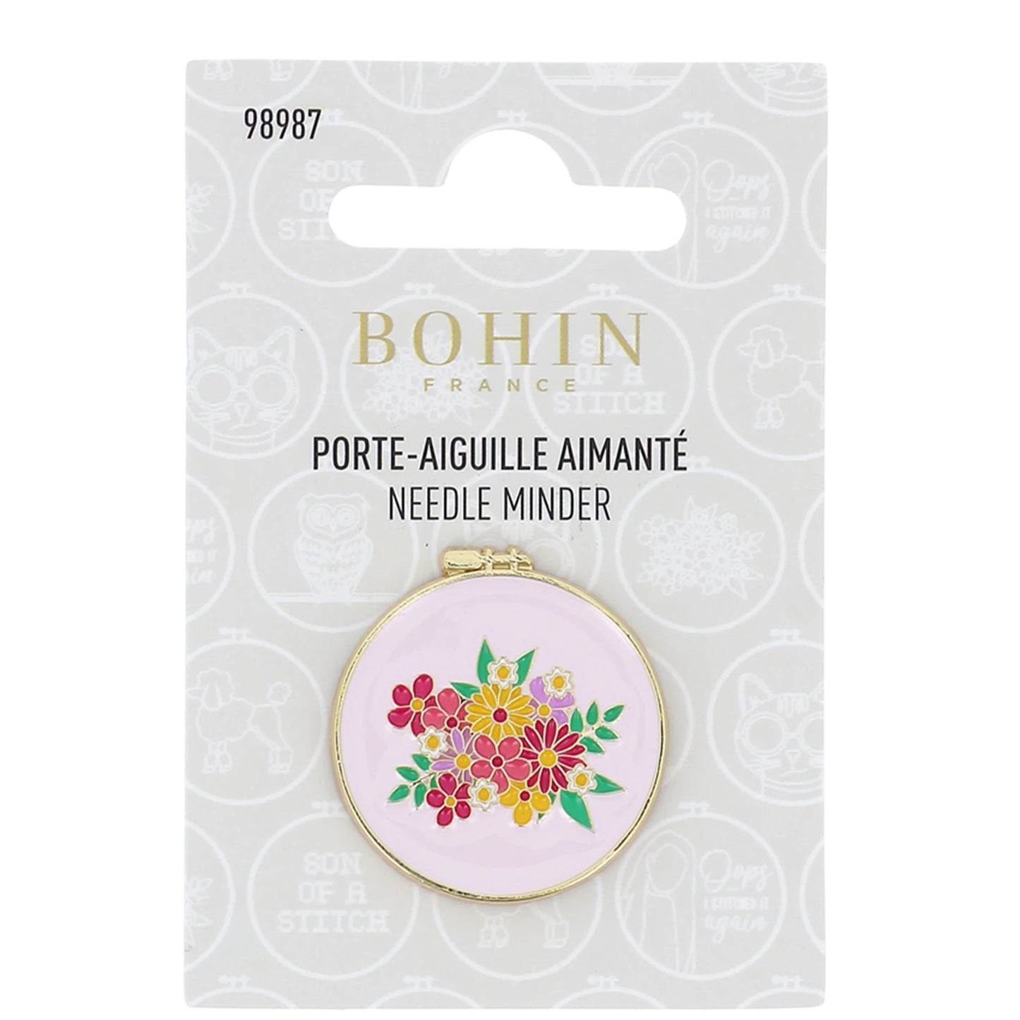 Bohin Magnetic Flowers Needle Minder