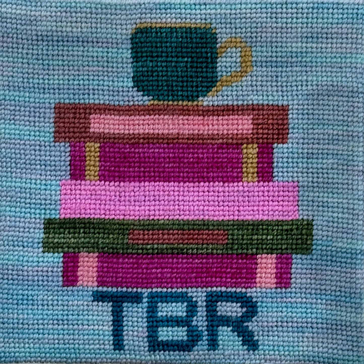 TBR List — Modern Needlepoint Kit (Small Design)