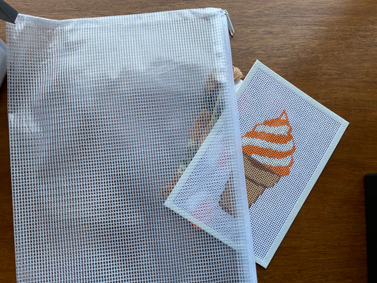 Sara’s cone - Hand Painted Needlepoint Kit