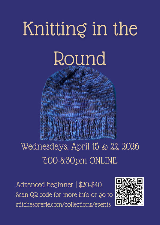 Knitting in the Round - VIRTUAL