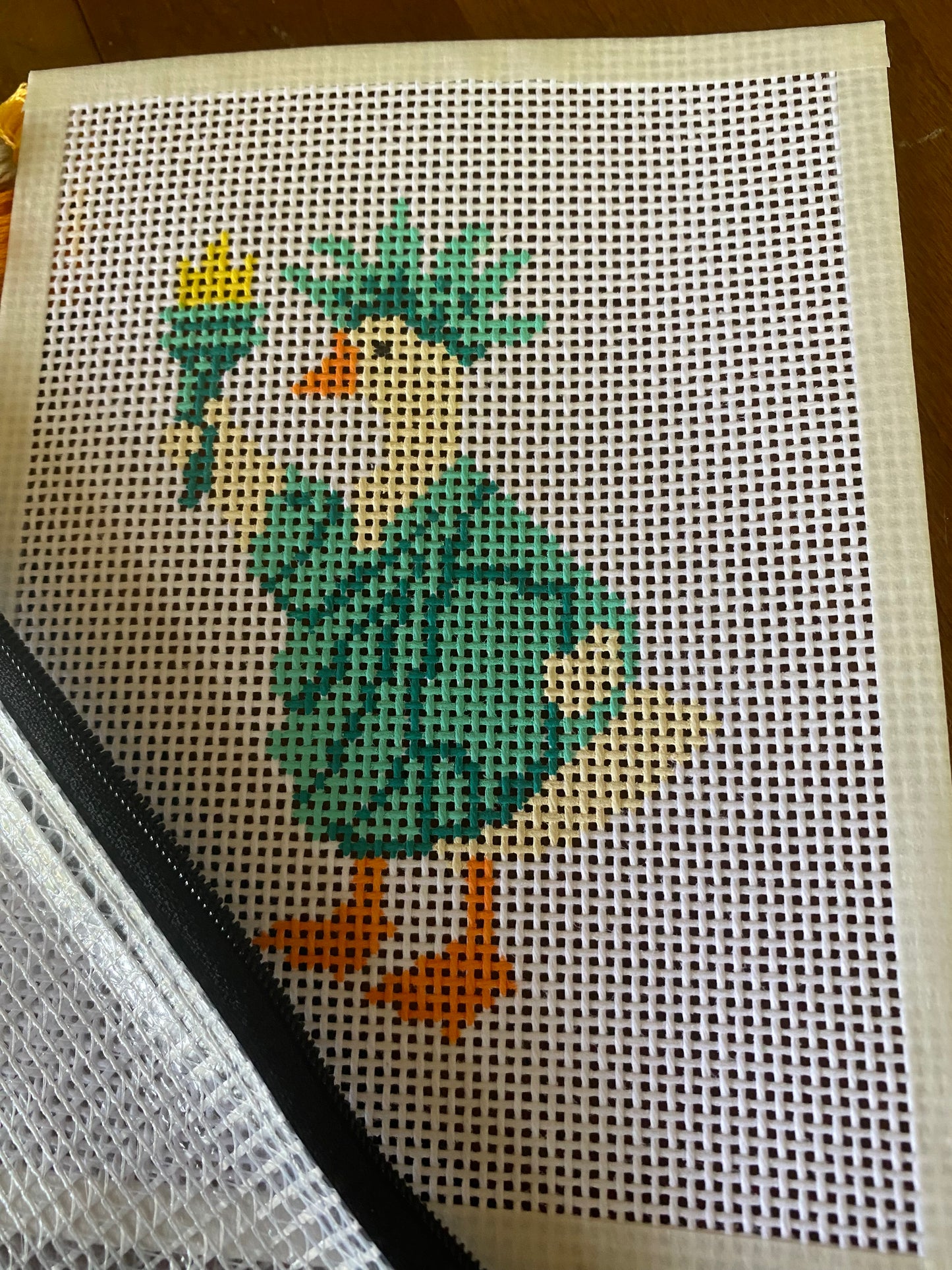 Silly Goose - Hand Painted Needlepoint Kit