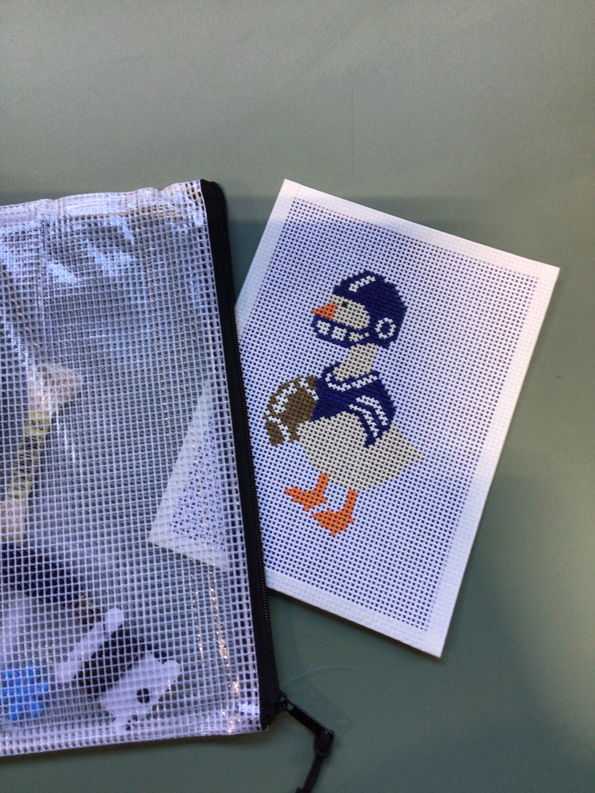 Silly Goose - Hand Painted Needlepoint Kit
