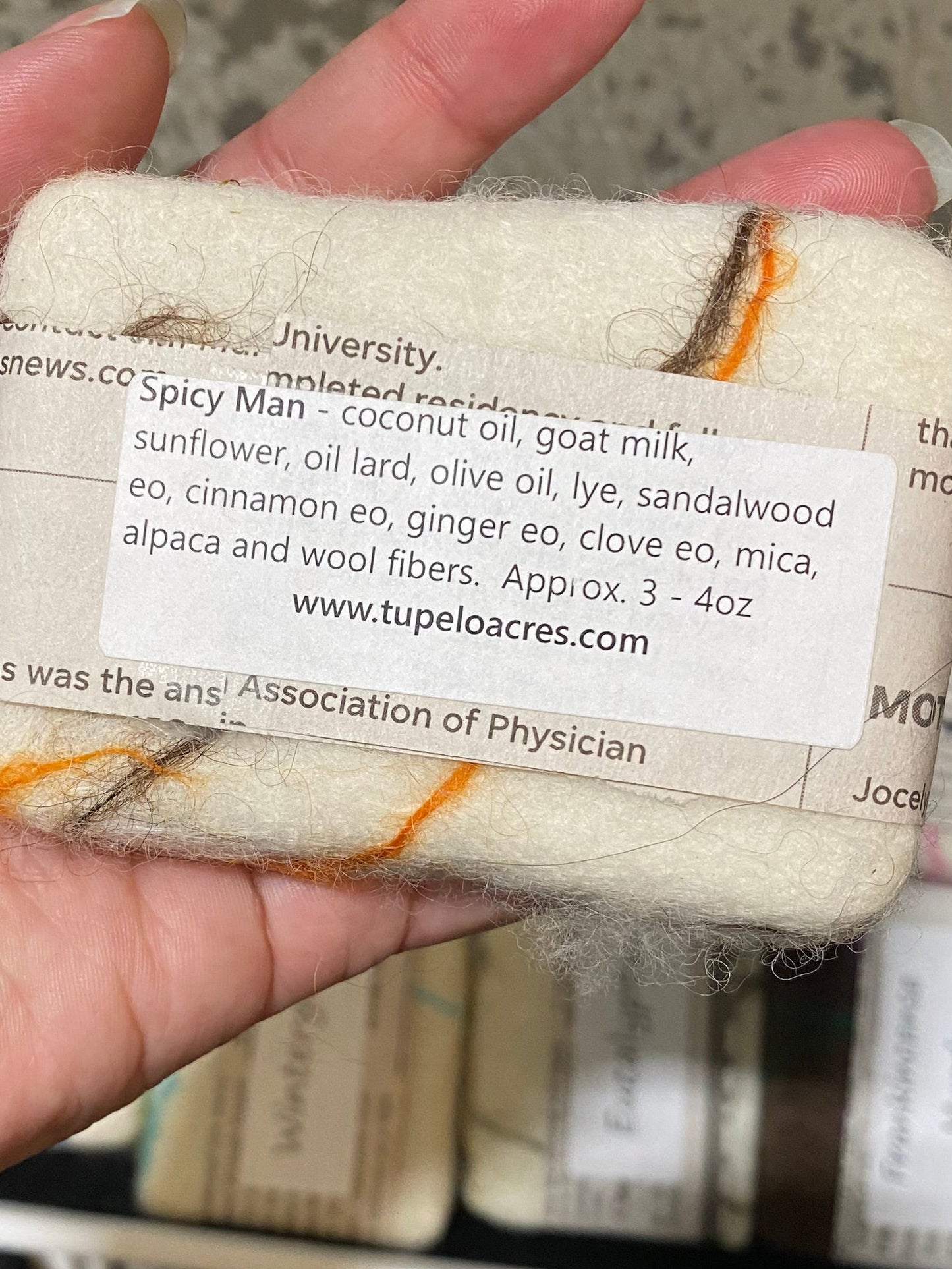 Tupelo Acres Soap - Felted Goat Milk