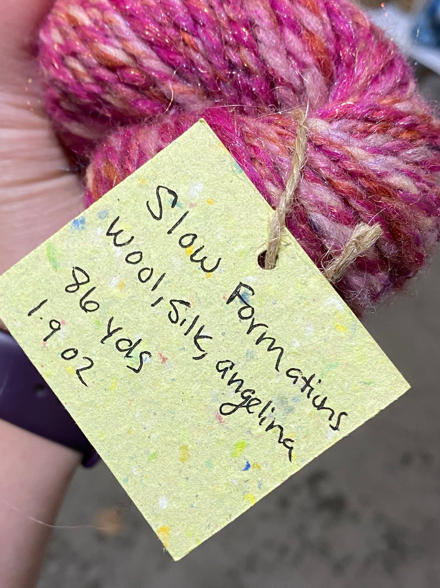 Slow Formations Hand Spun Yarn