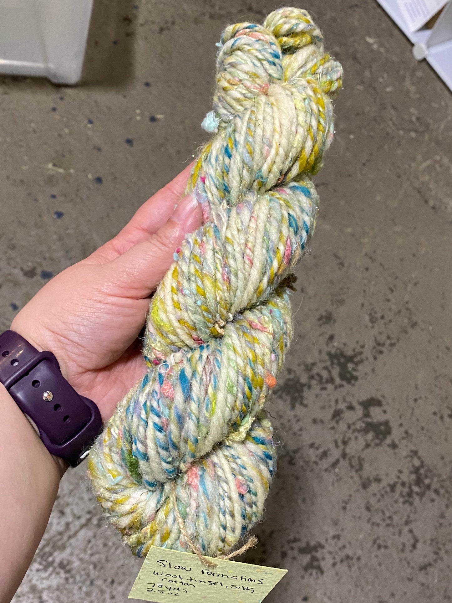 Slow Formations Hand Spun Yarn