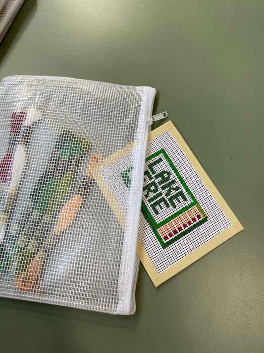 Lake Erie Matchbox - Hand Painted Needlepoint Kit