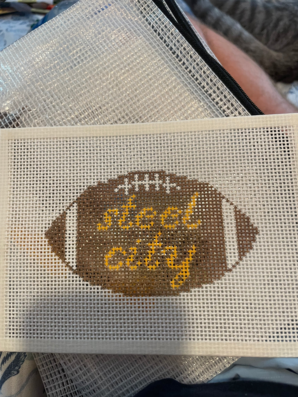 Football Needlepoint Kit