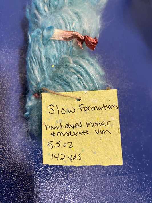 Slow Formations Hand Dyed Mohair